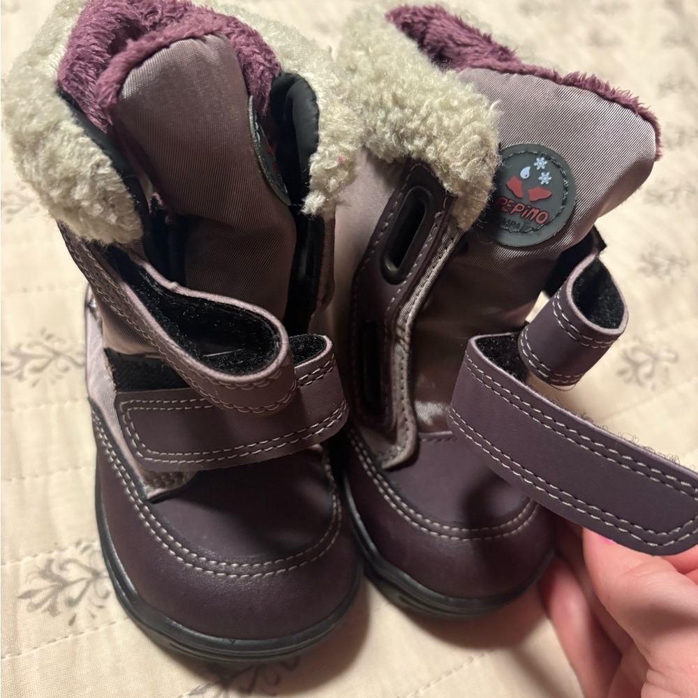 Baby Girl Purple Winter Boots